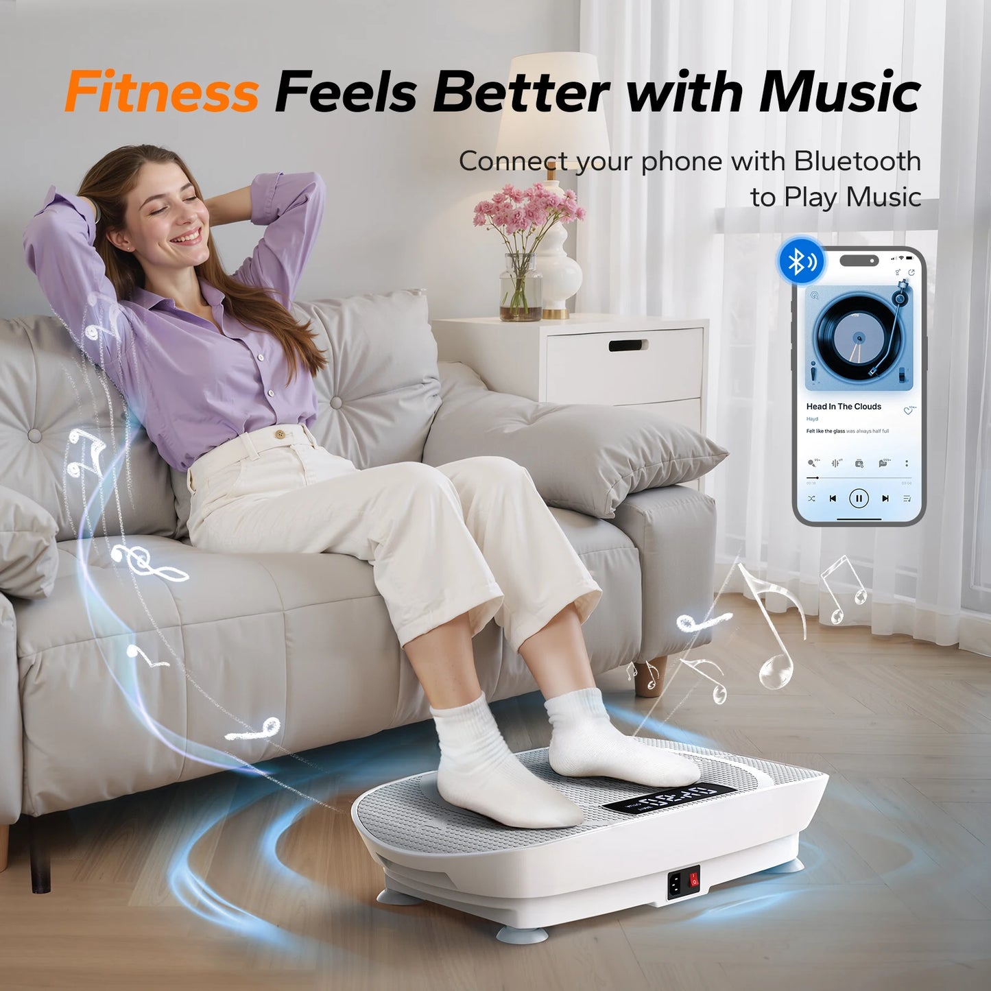 MERACH CV30 Vibration Plate – Full‑Body Training Device for Fat Burning, Muscle Building, Weight Loss & Body Shaping