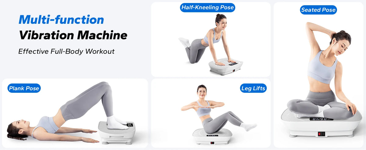 MERACH CV30 Vibration Plate – Full‑Body Training Device for Fat Burning, Muscle Building, Weight Loss & Body Shaping