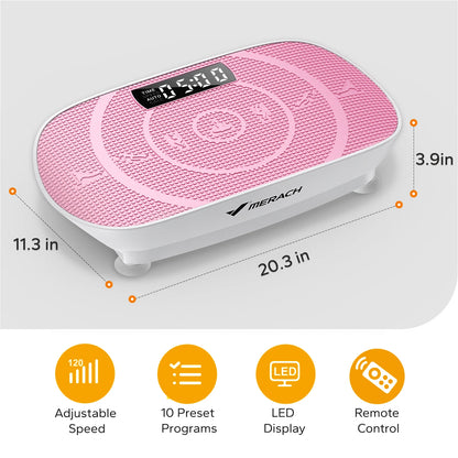 MERACH CV30 Vibration Plate – Full‑Body Training Device for Fat Burning, Muscle Building, Weight Loss & Body Shaping