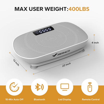 MERACH CV30 Vibration Plate – Full‑Body Training Device for Fat Burning, Muscle Building, Weight Loss & Body Shaping