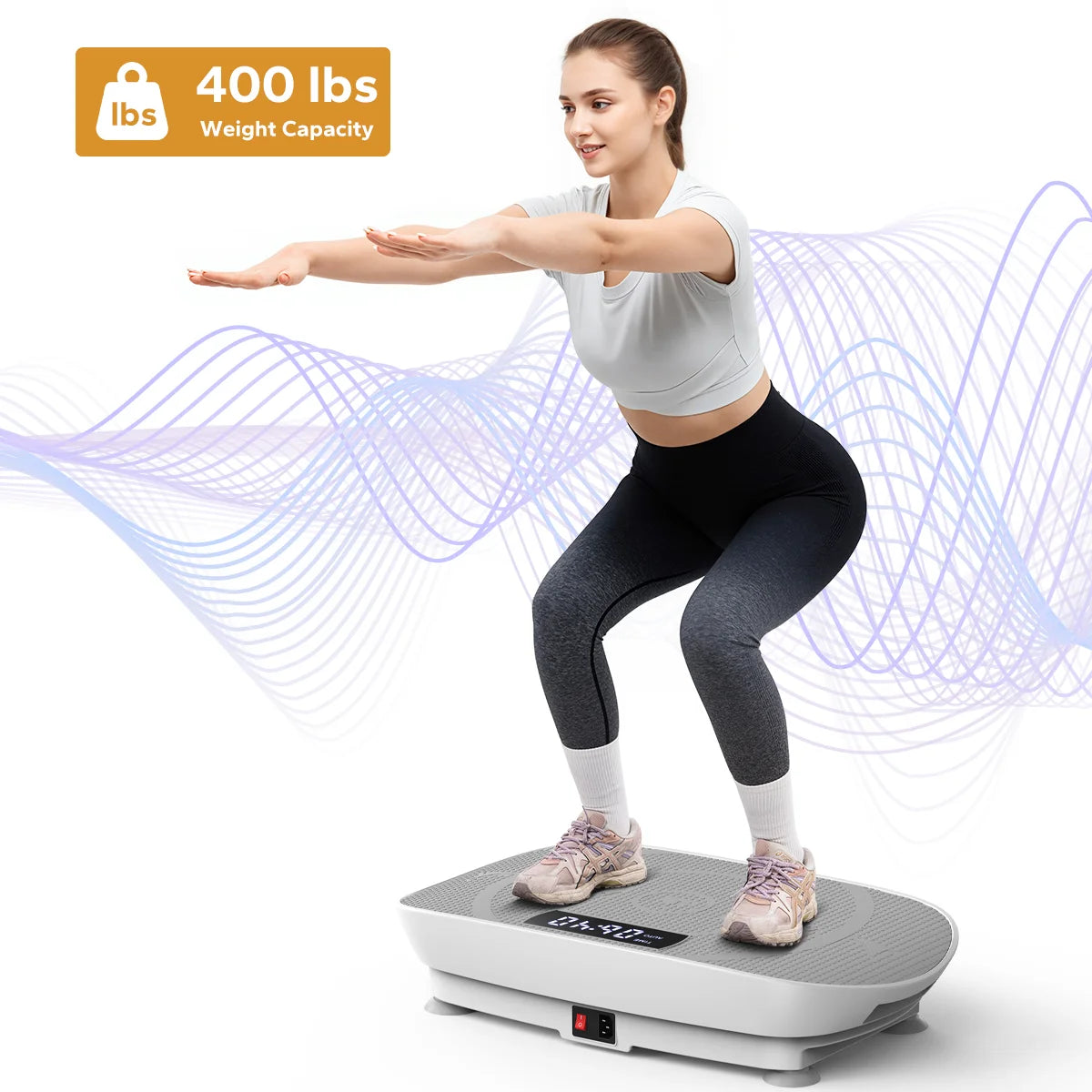 MERACH CV30 Vibration Plate – Full‑Body Training Device for Fat Burning, Muscle Building, Weight Loss & Body Shaping