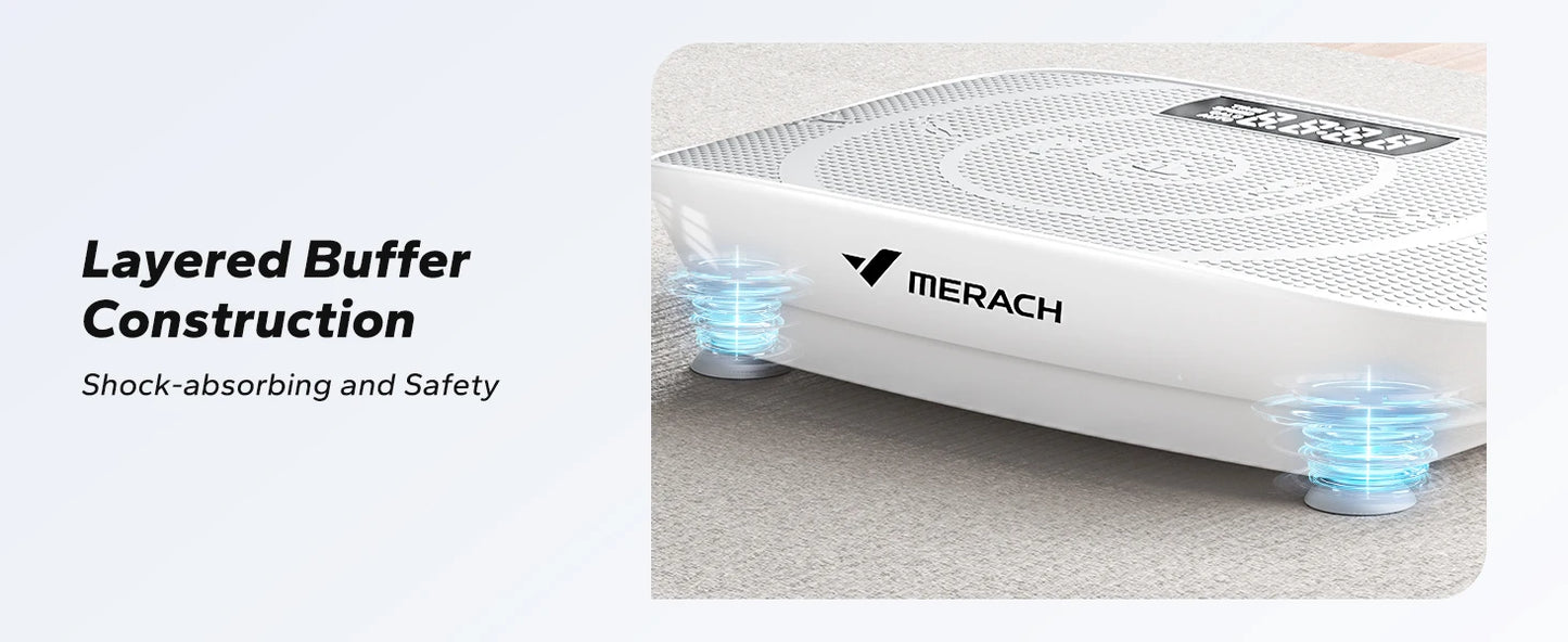 MERACH CV30 Vibration Plate – Full‑Body Training Device for Fat Burning, Muscle Building, Weight Loss & Body Shaping