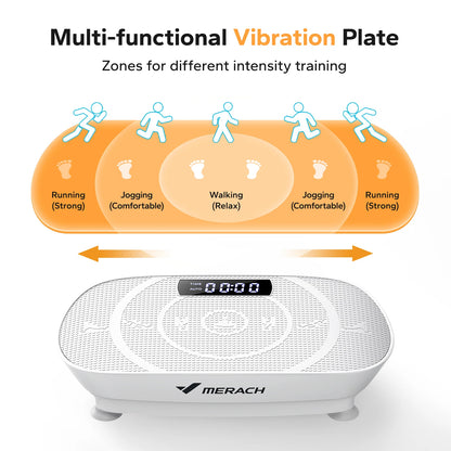 MERACH CV30 Vibration Plate – Full‑Body Training Device for Fat Burning, Muscle Building, Weight Loss & Body Shaping