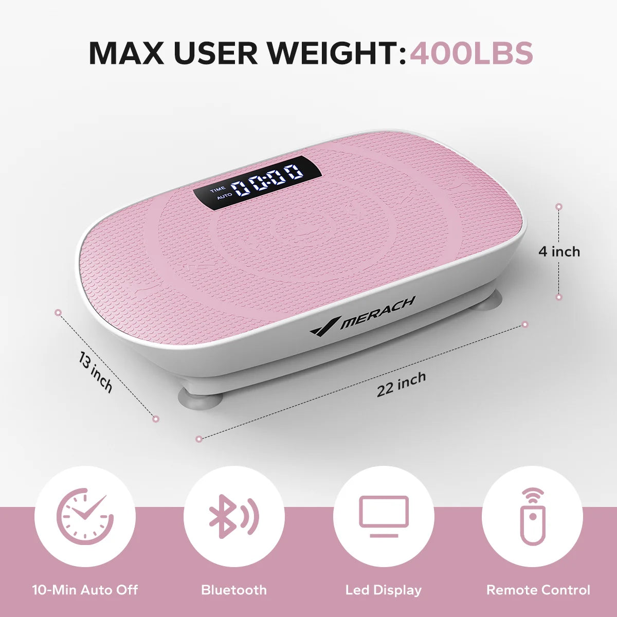 MERACH CV30 Vibration Plate – Full‑Body Training Device for Fat Burning, Muscle Building, Weight Loss & Body Shaping