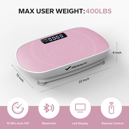 MERACH CV30 Vibration Plate – Full‑Body Training Device for Fat Burning, Muscle Building, Weight Loss & Body Shaping