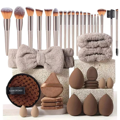 33‑Piece Beauty Sponge Set – Full Collection of Large & Small Blending Sponges for Flawless Makeup Application & Easy Removal