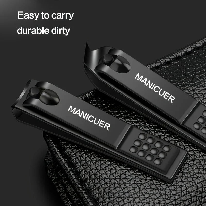 6/9‑Piece Stainless Steel Manicure Set – Portable Grooming Kit with Nail Clippers, Scissors & Files for Perfect Nail Care