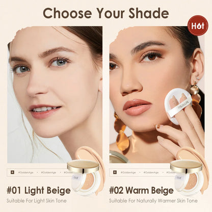 FOCALLURE Air Cushion Foundation – Waterproof Matte Base with Poreless, High‑Coverage Finish