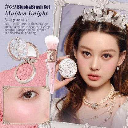 Flower Knows Sweetie Bear Blush – Silk‑Satin Vegan Cheek Powder for a Natural Matte Finish