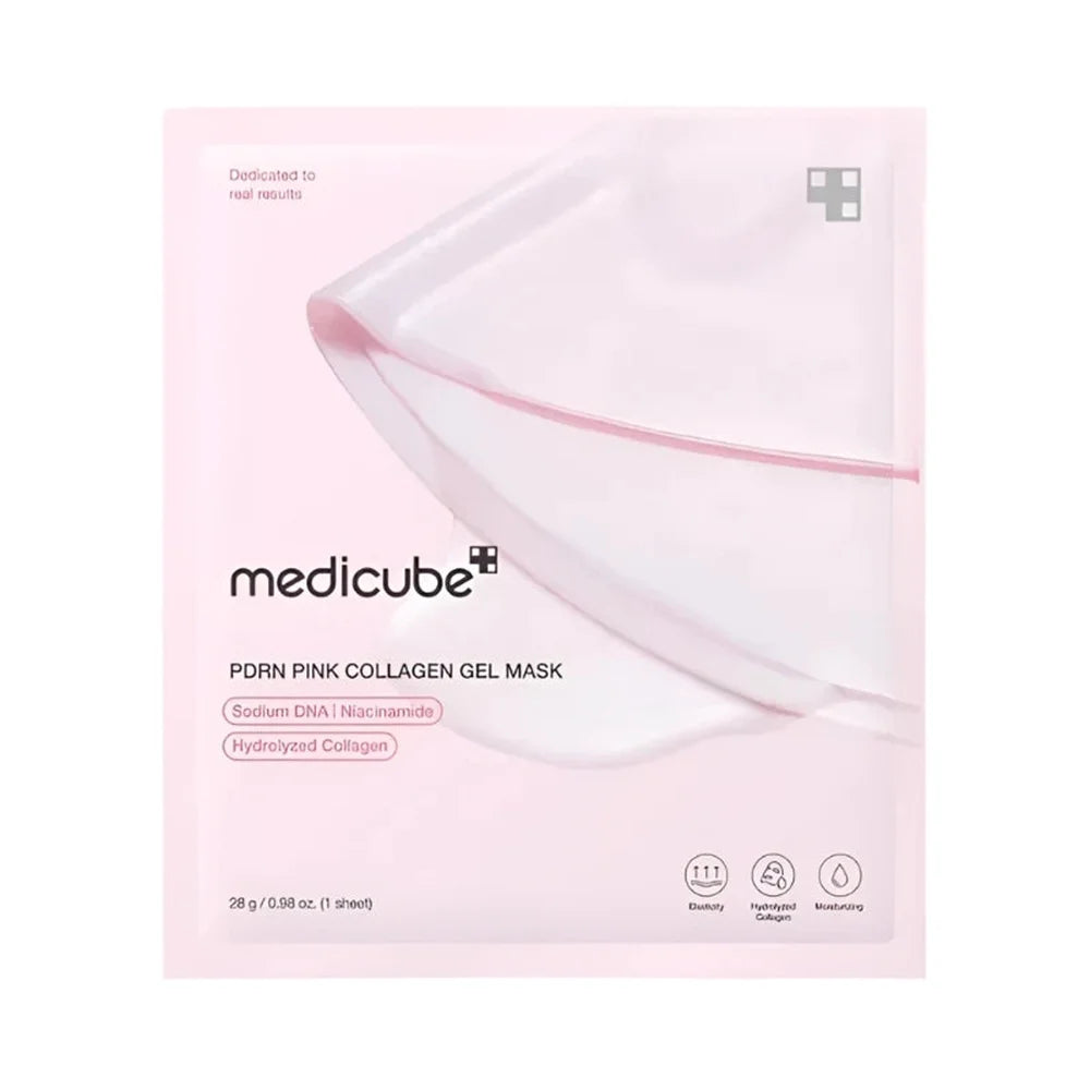 Medicube Pink Gel Mask (4‑Pack) – Authentic Korean Hydrating & Firming Facial Treatment