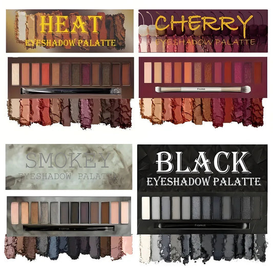 12‑Color Matte Eyeshadow Palette – Waterproof, Long‑Wear & Naturally Stunning Earth Tones