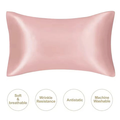 Kuup Silky Satin Pillowcase – Luxury Hair & Skin Beauty Pillow Cover, Ultra‑Soft & Comfortable Home Décor
