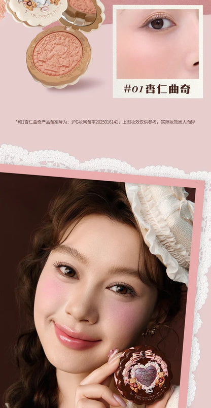 Flower Knows Sweetie Bear Blush – Silk‑Satin Vegan Cheek Powder for a Natural Matte Finish