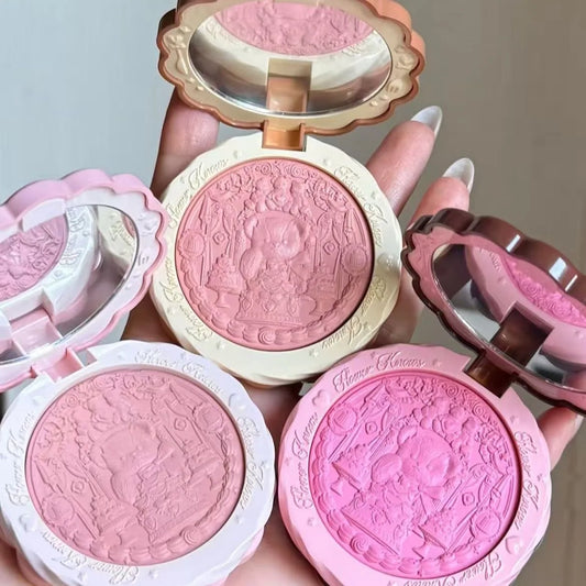 Flower Knows Sweetie Bear Blush – Silk‑Satin Vegan Cheek Powder for a Natural Matte Finish