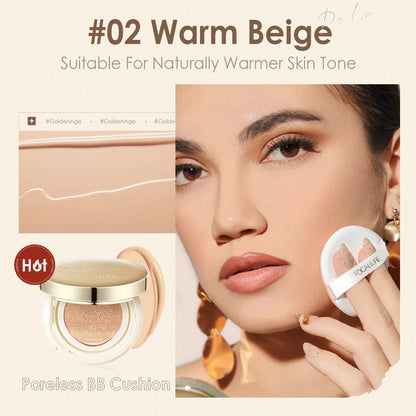 FOCALLURE Air Cushion Foundation – Waterproof Matte Base with Poreless, High‑Coverage Finish