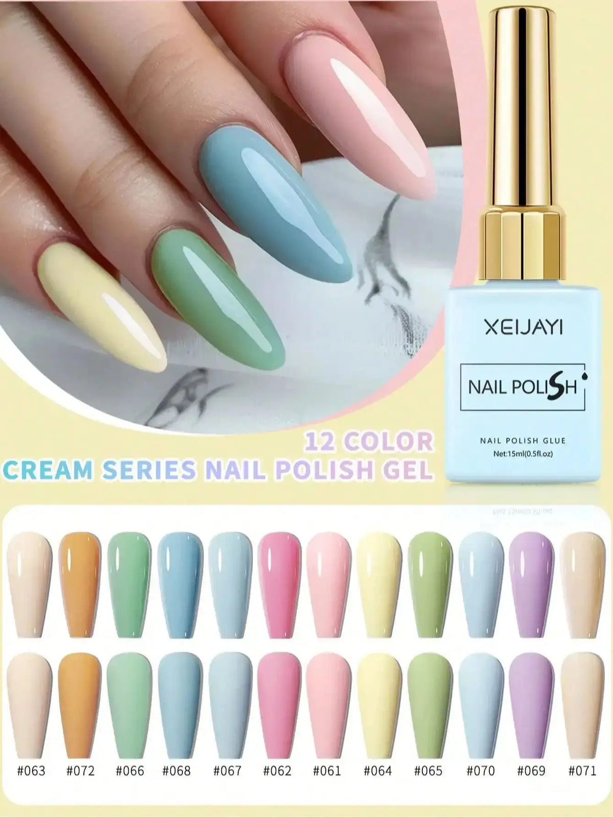2025 Macaron Gel Polish Set – 12 Trendy Shades with Long‑Lasting, Chip‑Resistant Wear for Perfect Home Manicures