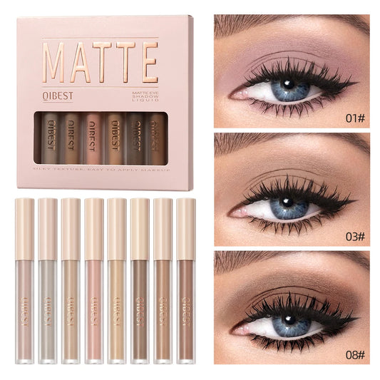 8‑Color Eyeshadow Palette – Long‑Wear, Waterproof & Effortlessly Blendable