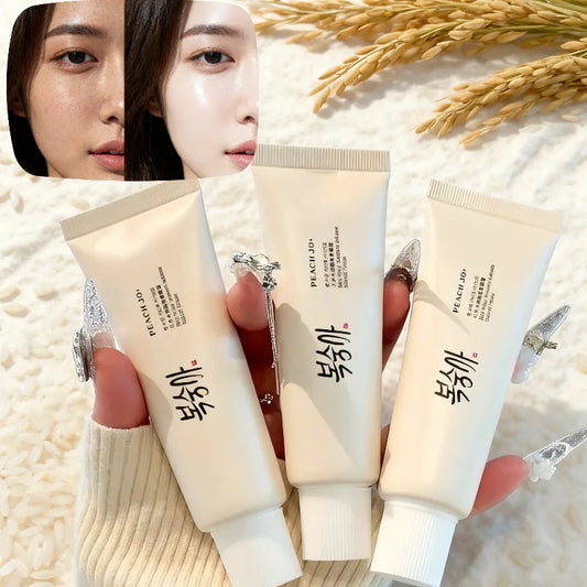 Rice Moisturizing Primer – Brightening Korean Base Cream for a Long‑Lasting Natural Finish