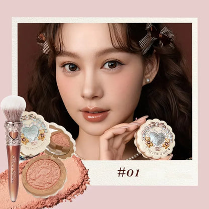 Flower Knows Sweetie Bear Blush – Silk‑Satin Vegan Cheek Powder for a Natural Matte Finish