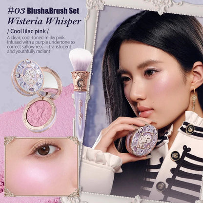 Flower Knows Sweetie Bear Blush – Silk‑Satin Vegan Cheek Powder for a Natural Matte Finish