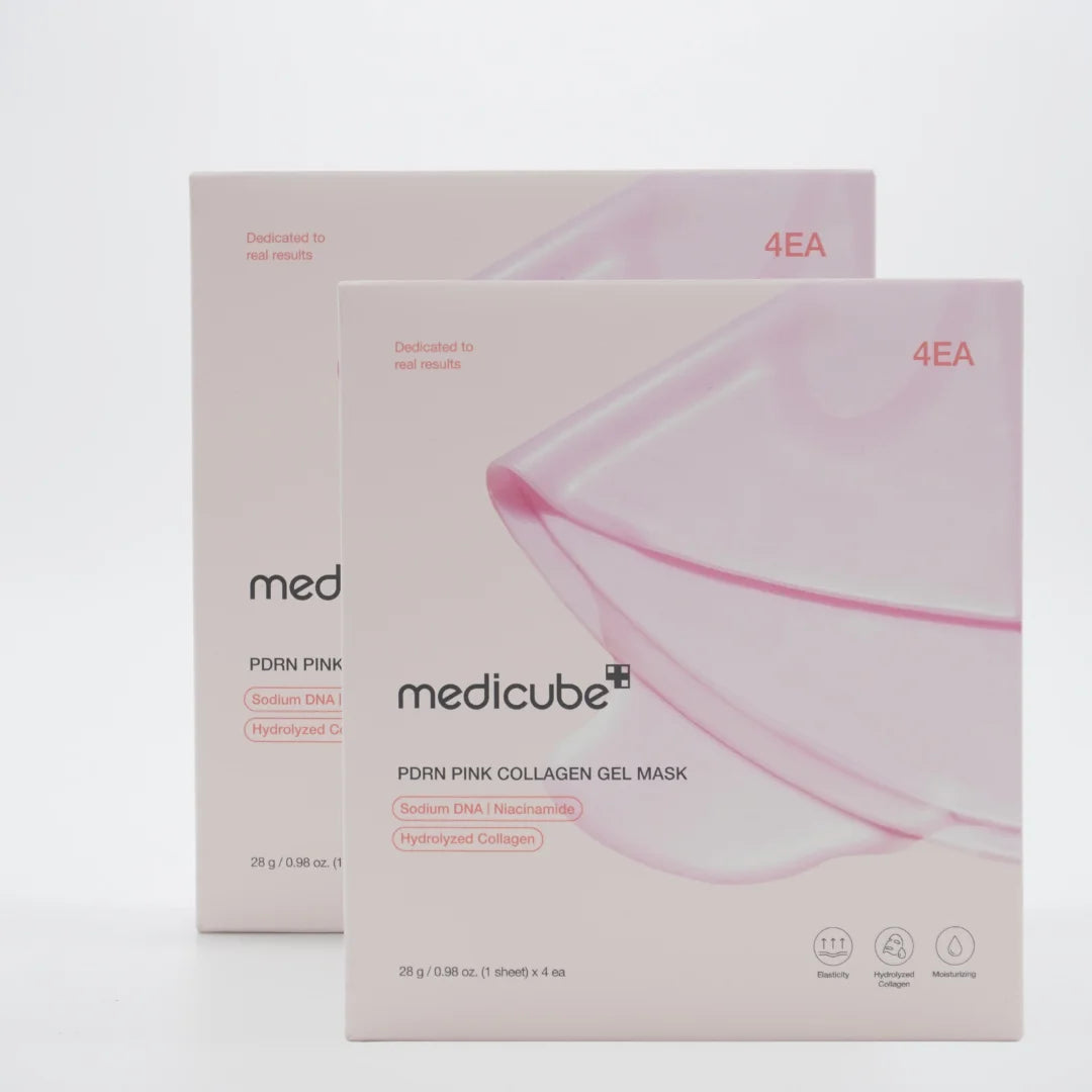 Medicube Pink Gel Mask (4‑Pack) – Authentic Korean Hydrating & Firming Facial Treatment