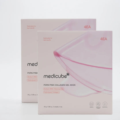 Medicube Pink Gel Mask (4‑Pack) – Authentic Korean Hydrating & Firming Facial Treatment