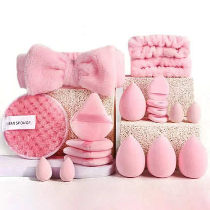 33‑Piece Beauty Sponge Set – Full Collection of Large & Small Blending Sponges for Flawless Makeup Application & Easy Removal