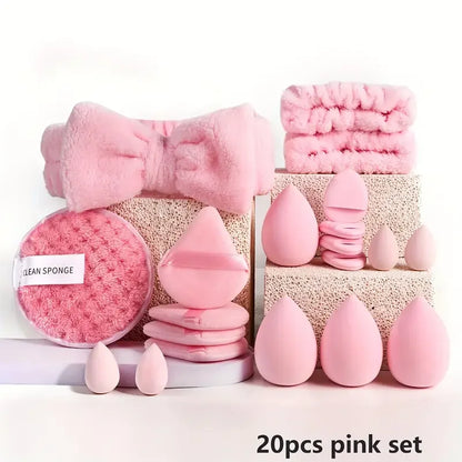33‑Piece Beauty Sponge Set – Full Collection of Large & Small Blending Sponges for Flawless Makeup Application & Easy Removal