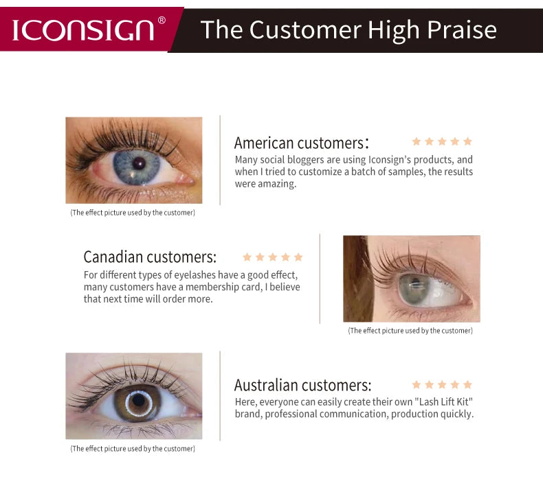 ICONSIGN Lash Lift Kit – Professional Eyelash Lifting & Enhancing System