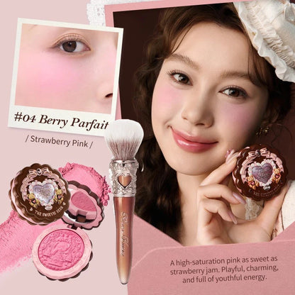 Flower Knows Sweetie Bear Blush – Silk‑Satin Vegan Cheek Powder for a Natural Matte Finish