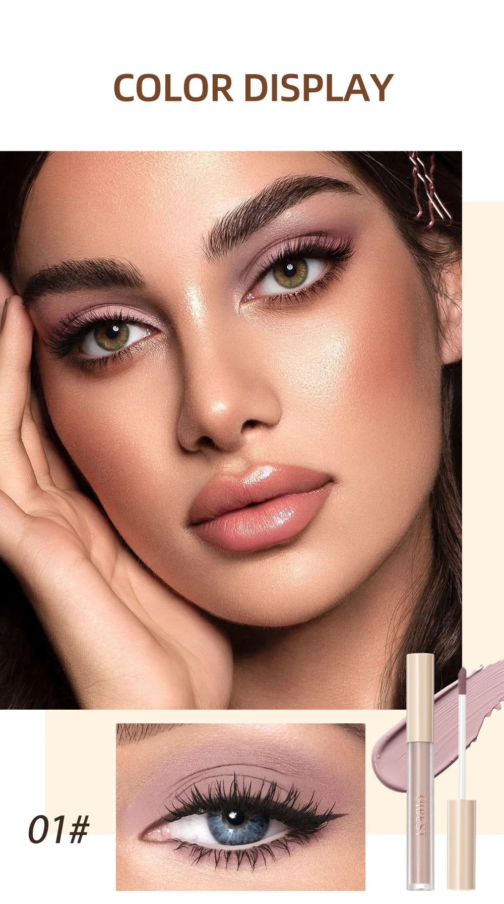 8‑Color Eyeshadow Palette – Long‑Wear, Waterproof & Effortlessly Blendable