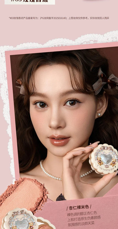 Flower Knows Sweetie Bear Blush – Silk‑Satin Vegan Cheek Powder for a Natural Matte Finish