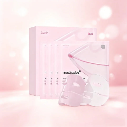 Medicube Pink Gel Mask (4‑Pack) – Authentic Korean Hydrating & Firming Facial Treatment