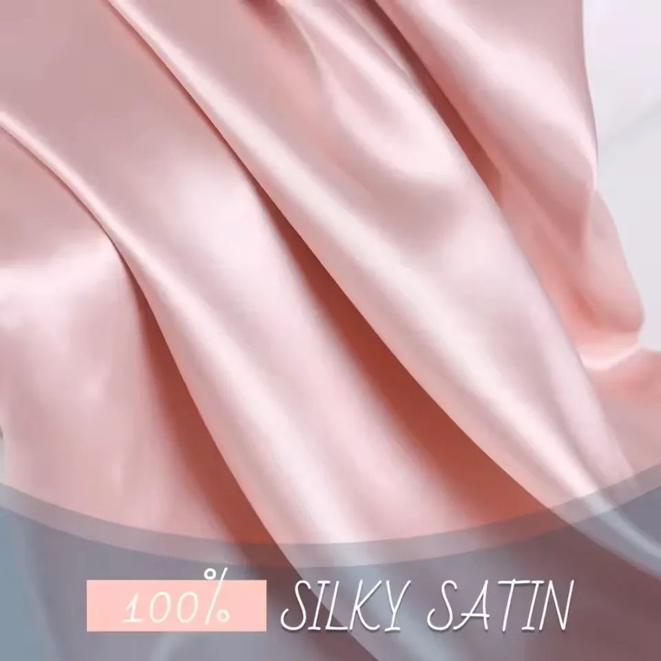 Kuup Silky Satin Pillowcase – Luxury Hair & Skin Beauty Pillow Cover, Ultra‑Soft & Comfortable Home Décor